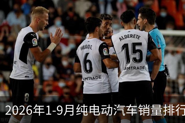 2026年1-9月纯电动汽车销量排行榜